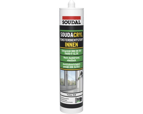 Soudal Soudacryl Fensterdichtstoff innen weiß 300 ml-0