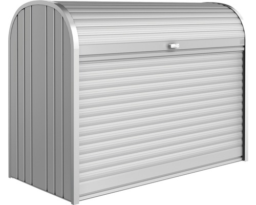 Metall Mülltonnenbox mit Rollladen