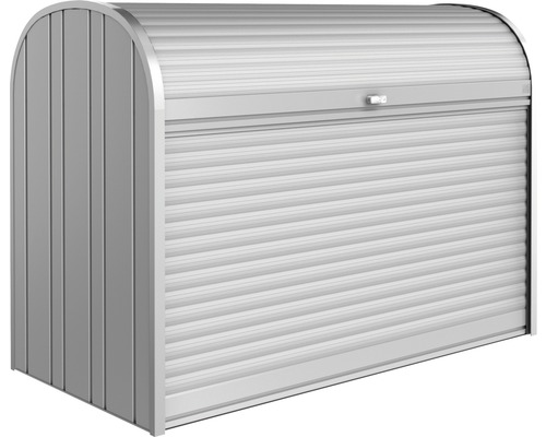 Mülltonnenbox biohort StoreMax 190, 190x97x136 cm silber-metallic