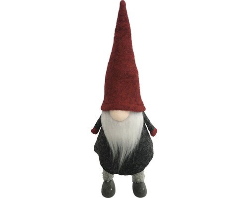 Dekofigur Lafiora Gnome stehend H 40 cm rot