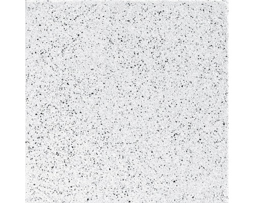 Beton Terrassenplatte iStone Starter quarz 40 cm x 40 cm x 4 cm Weiße Bodenfliese mit gesprenkeltem Muster