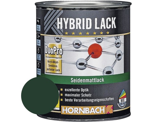 HORNBACH Buntlack Hybridlack Möbellack seidenmatt RAL 6005 moosgrün 750 ml-0
