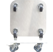 Pflanzenroller Wagner Alaska Aluminium 29x29 cm TK 150 kg