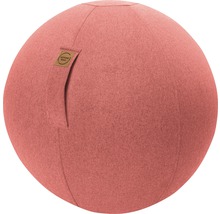 Sitzball Gymnastikball Sitting Ball zum aufpumpen Felt lachs Ø 65 cm-thumb-0