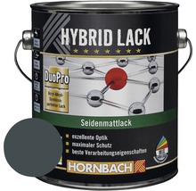 HORNBACH Buntlack Hybridlack Möbellack seidenmatt RAL 7016 anthrazit grau 2 l-thumb-0