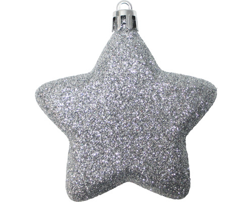 Glitzernder Stern als Christbaumschmuck