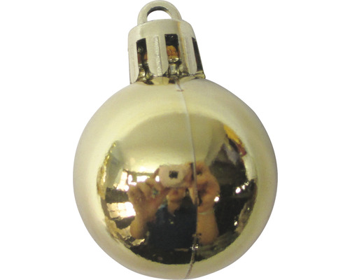 Goldene Weihnachtskugel