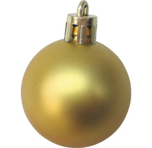 Goldene Weihnachtskugel zum Aufhängen