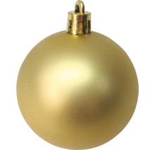 Goldene Christbaumkugel zur Dekoration