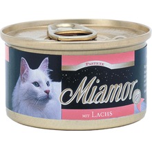 Katzenfutter nass Miamor Pastete Lachs 85 g-thumb-0