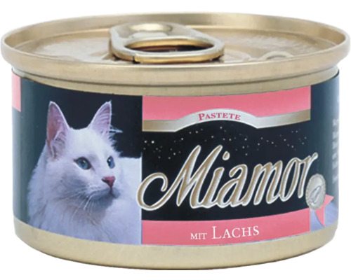 Katzenfutter nass Miamor Pastete Lachs 85 g-0