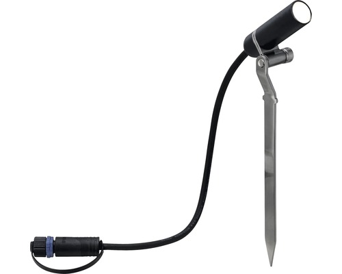 Gartenstrahler mit Erdspieß und Kabel