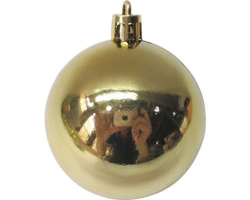 Goldene Weihnachtskugel