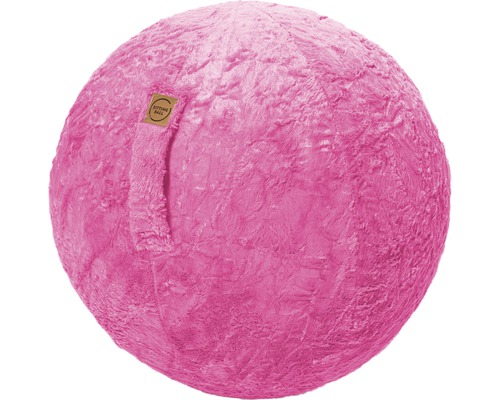 Sitzball Gymnastikball Sitting Ball zum aufpumpen Fluffy pink Ø 65 cm