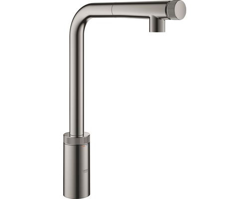 GROHE Küchenarmatur mit Handbrause MINTA SMARTCONTROL hard graphite 31613A00