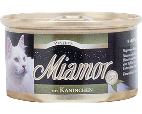 Katzenfutter nass Miamor Pastete Kaninchen 85 g