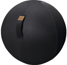 Sitzball Gymnastikball Sitting Ball zum aufpumpen Mesh schwarz Ø 65 cm-thumb-0