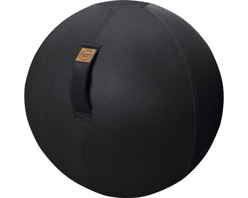 Sitzball Gymnastikball Sitting Ball zum aufpumpen Mesh schwarz Ø 65 cm-0