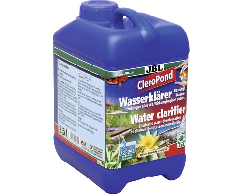 Wasserklärer JBL CleroPond 2,5 l JBL CleroPond Wasserklärer zur Beseitigung von Wassertrübungen