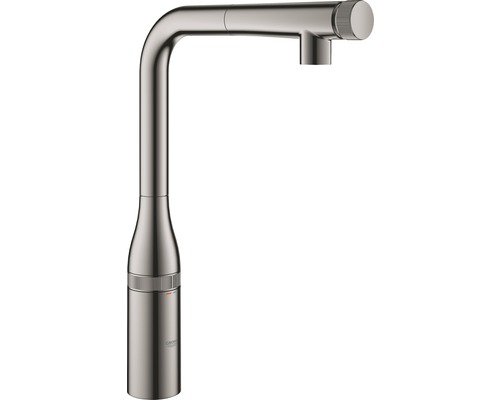 GROHE Küchenarmatur mit Handbrause ESSENCE SMARTCONTROL hard graphite 31615A00 Grohe Küchenarmatur mit hohem Auslauf