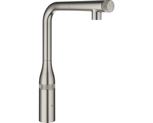 GROHE Küchenarmatur mit Handbrause ESSENCE SMARTCONTROL hard graphite gebürstet 31615AL0