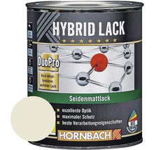 Dose Hybridlack seidenmatt mit Farbbeispiel und Hornbach Logo