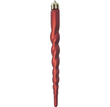 Spiralförmiger Christbaumschmuck in Eiszapfenform