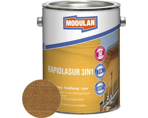 MODULAN 7100 Rapidlasur 3in1 nussbaum 2,5 L