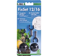 JBL FixSet 12/16 Saugnapfhalter mit Clips für Aquarienschläuche