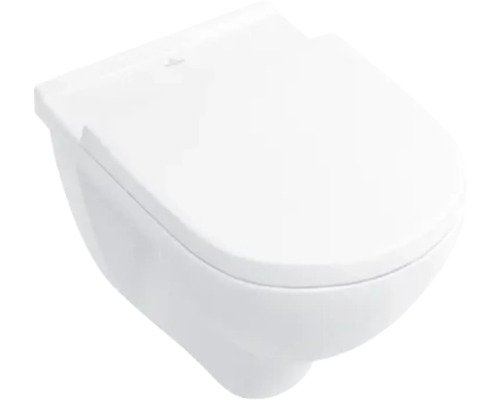 WC à poser VILLEROY ET BOCH O.novo avec abattant frein de chute déclipsable  + nettoyant Briochin ❘ Bricoman