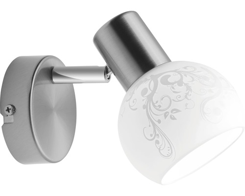 Wandleuchte mit floralem Muster