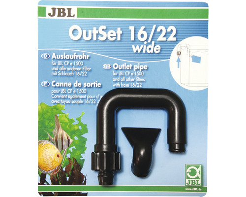 JBL OutSet 16/22 Breit Auslaufrohr für Aquarienfilter