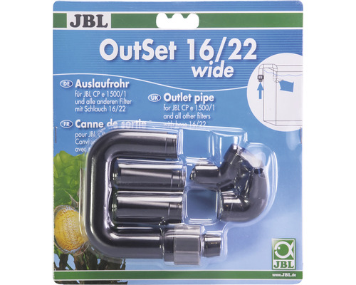 JBL Auslaufrohr Set 16/22 breit für Aquarienfilter