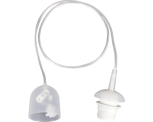 Lampen Leuchtenpendel mit Schraubring E27 max 60 Watt transparent