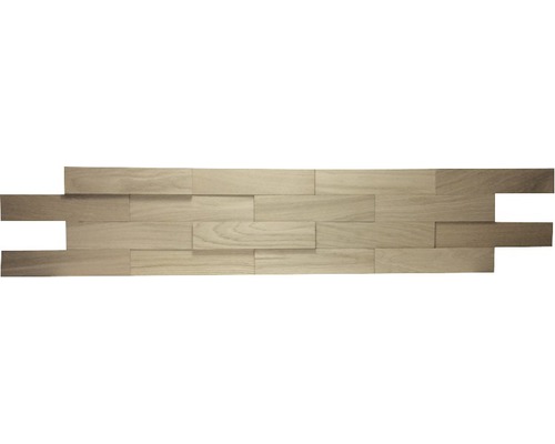 Holzverblendung aus einzelnen Holzstücken