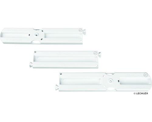 Drei weiße Pflanzkasteneinsätze für Lechuza Pflanzgefäße