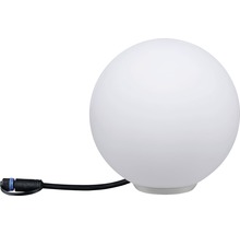 Paulmann Plug & Shine Lichtobjekt IP67 2,8W 160 lm 3000 K warmweiß Ø 200 mm Globe weiß 230/24 V-thumb-0