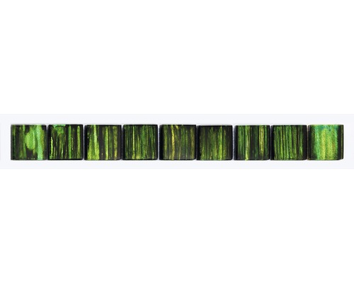 Glasbordüre grün 3x28,8 cm-0