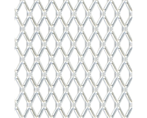 Streckmetallblech Aluminium silber 250x500x1,6 mm Aluminium Streckmetallgitter
