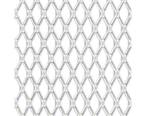 Streckmetallblech Aluminium silber 250x500x1,6 mm