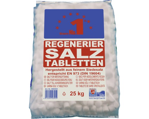 25 kg Sack Regeneriersalztabletten zur Wasserenthärtung