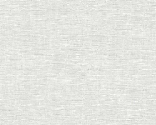 Vliestapete 2494-25 Casual Living Uni creme grau Weiße Strukturtapete