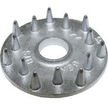 Erdanker aus Metall mit Spitzen zur Befestigung im Boden