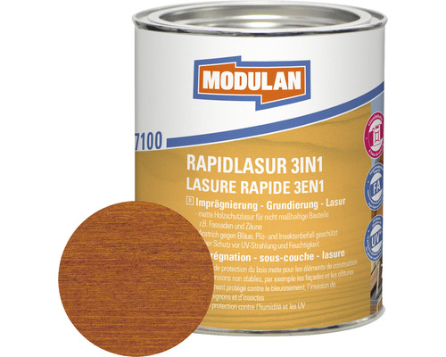 MODULAN Rapidlasur 3in1 FS teak 2,5 l