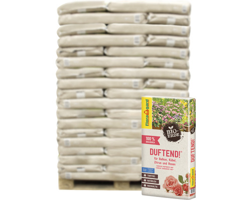 Bio Erde DUFTEND! Floragard (54 Sack x 40 Liter = 2,16 m³) 1 Palette