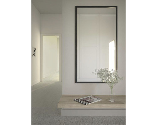 Flur mit Spiegel, Ablage und Dekoration