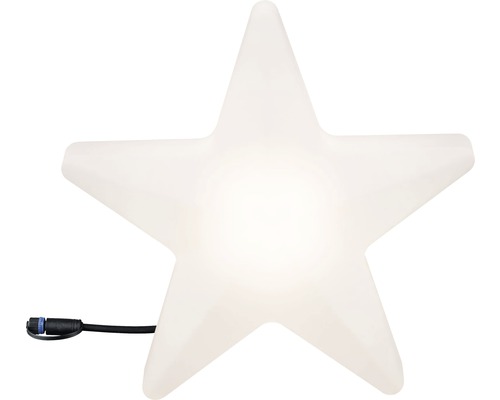 Sternförmige Leuchte mit Kabel