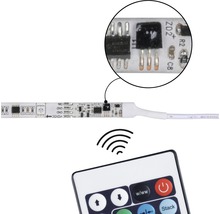 SimpLED Motion RGB Betriebsfertiges Stripset 7,5 m 15W 494 lm RGB Farbwechsel + Fernbedienung 225 LED´s beschichtet 12V-thumb-3 SimpLED Motion RGB Betriebsfertiges Stripset 7,5 m 15W 494 lm RGB Farbwechsel + Fernbedienung 225 LED´s beschichtet 12V-thumb-3