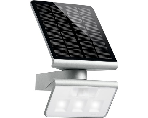 Steinel LED Solar Sensor Strahler IP44 3x0,4W 42 lm 4000 K neutralweiß 189x298 mm XSolar L-S silber Steinel LED Solar Sensor Strahler IP44 3x0,4W 42 lm 4000 K neutralweiß 189x298 mm XSolar L-S silber