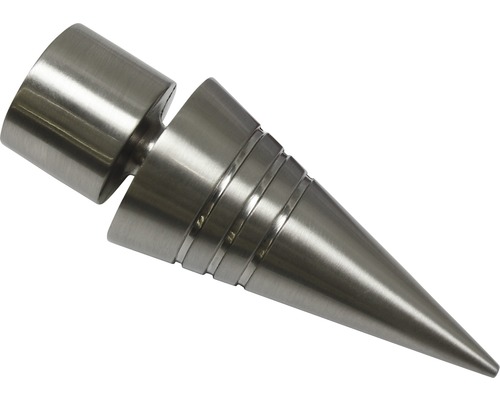 Endstück Kugel für Chicago edelstahl-optik Ø 20 mm 2 Stk. | HORNBACH | Gardinenstangen-Endstücke